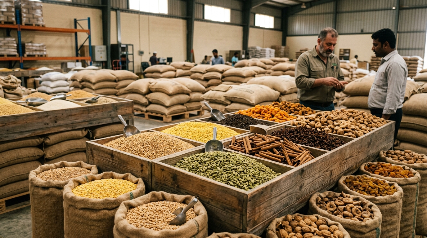 Agricultural food commodities wholesale sourcing
